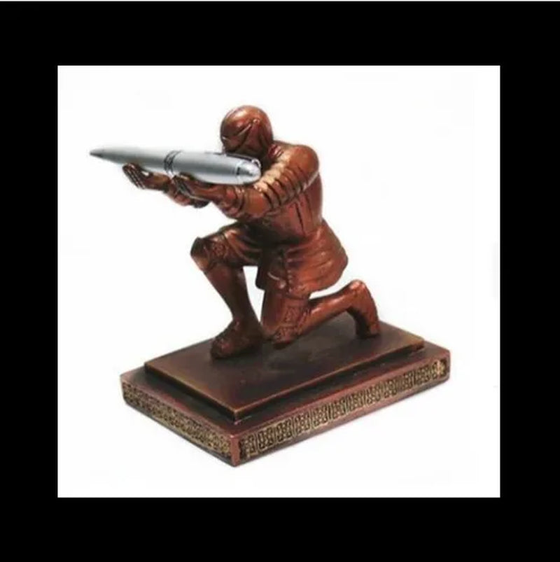 Executive Knight Pen Holder, Executive Knight Pen Holder, Armor, Pen Holder, Stationery