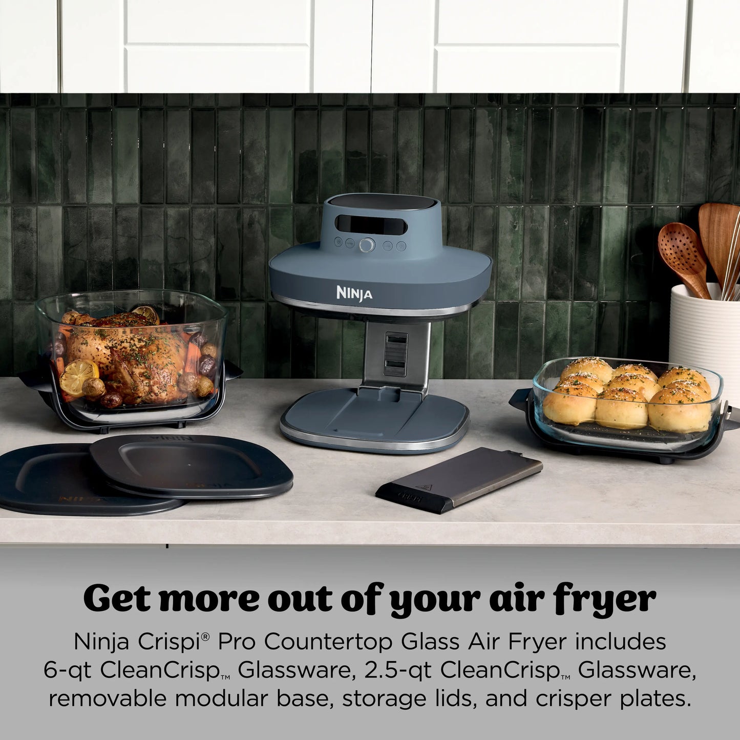 Ninja Crispi Pro 6-In-1 Glass Countertop Air Fryer - AS101