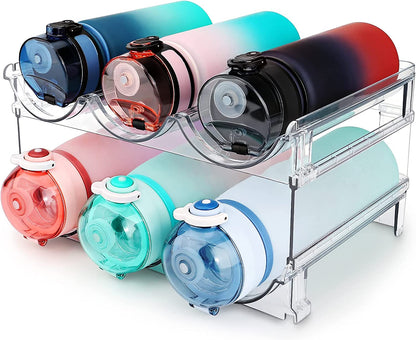 Stackable Water Bottle Organizer | 2-Pack