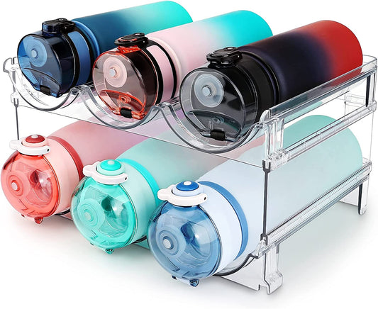 Stackable Water Bottle Organizer | 2-Pack