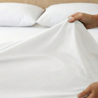 Mellow Sleep | Cooling Easyfit Sheet - Silky Soft Breathable Fitted Sheet Stays Wrinkle-Free Trusted by Top Hotels
