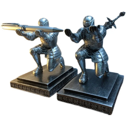 Executive Knight Pen Holder, Executive Knight Pen Holder, Armor, Pen Holder, Stationery