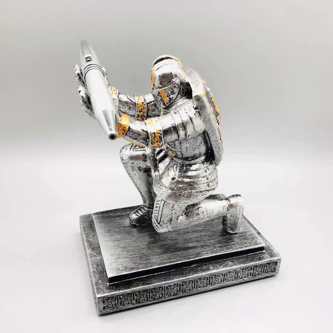 Executive Knight Pen Holder, Executive Knight Pen Holder, Armor, Pen Holder, Stationery