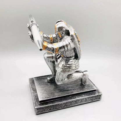 Executive Knight Pen Holder, Executive Knight Pen Holder, Armor, Pen Holder, Stationery