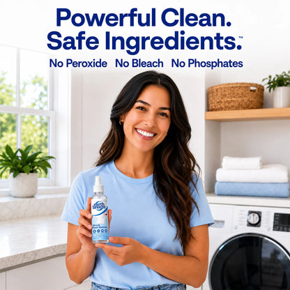 NEW! Earth Breeze Miracle Stain Remover Spray - Powerful All-In-One Laundry Pretreat & Fabric Stain Remover | Ultra-Effective, Fast-Acting Tough Stain Eliminator for Clothes, Carpet, Upholstery & Pets | Non-Toxic, No Bleach | Made in USA | 4 Fl Oz