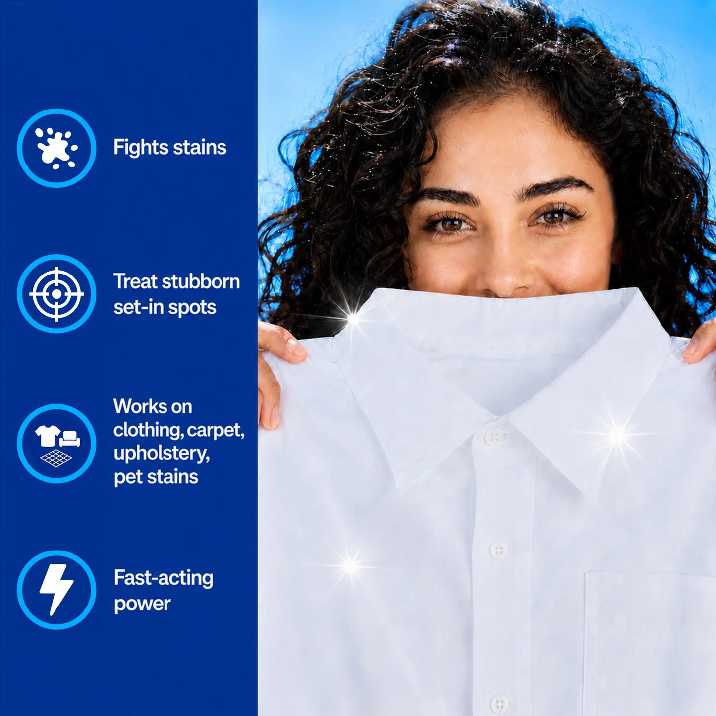 NEW! Earth Breeze Miracle Stain Remover Spray - Powerful All-In-One Laundry Pretreat & Fabric Stain Remover | Ultra-Effective, Fast-Acting Tough Stain Eliminator for Clothes, Carpet, Upholstery & Pets | Non-Toxic, No Bleach | Made in USA | 4 Fl Oz