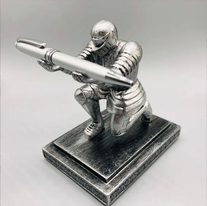 Executive Knight Pen Holder, Executive Knight Pen Holder, Armor, Pen Holder, Stationery