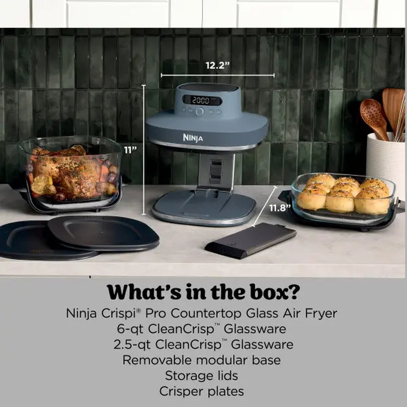 Ninja Crispi Pro 6-In-1 Glass Countertop Air Fryer - AS101