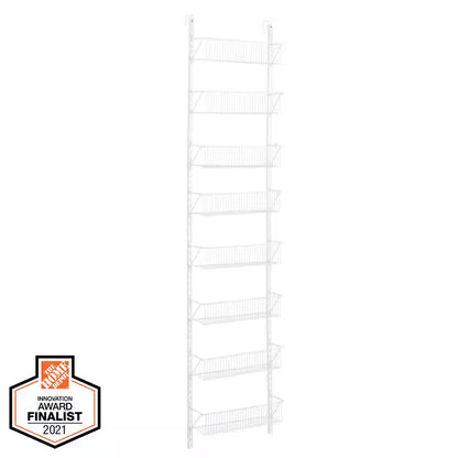 8 Tier Over-The-Door Adjustable Pantry Organizer